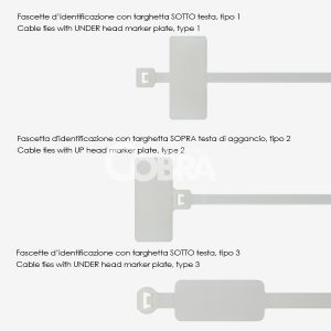 Fascette d'identificazione Marker cable ties