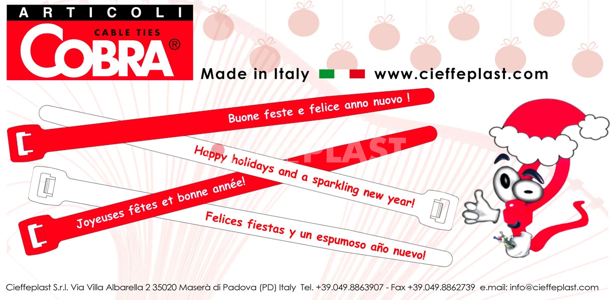 Buone feste e felice 2019!