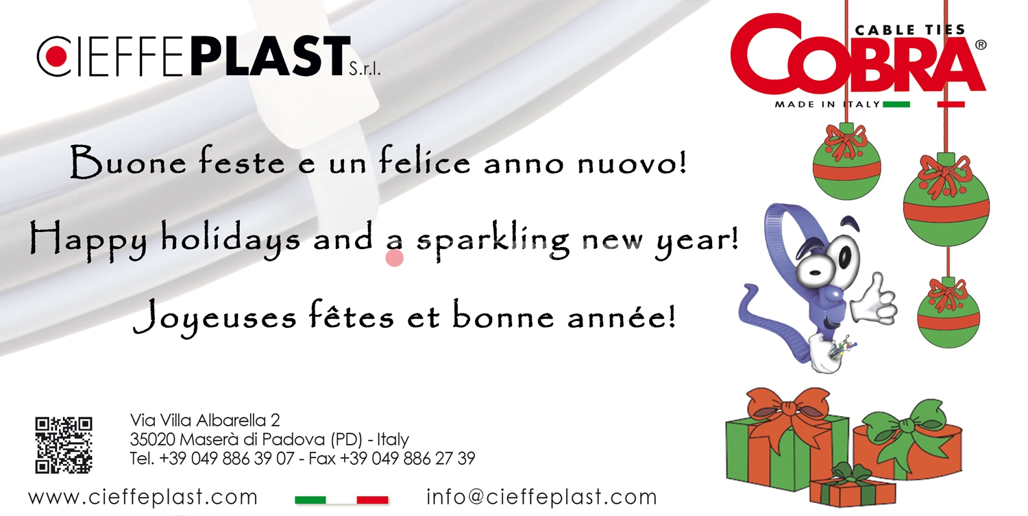 Buone feste e felice anno nuovo!