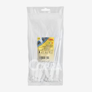 Sacchetto da 100 pezzi fascetta identificazione naturale Cobra Cieffeplast