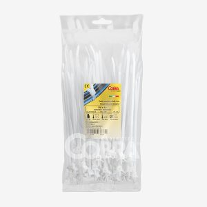 Beutel mit 100 Schnellmontage-Paneel-Kabelbindern Cobra mit Federverriegelung – Cieffeplast