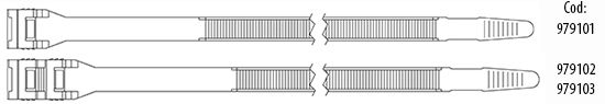 Installation cable ties PA66