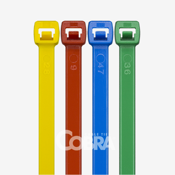 Coloured cable ties nylon